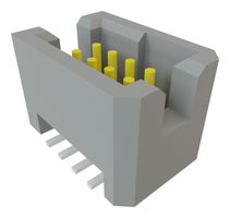 SAMTEC TFM-104-02-L-D 引脚针座, 板至板, 线至板, 1.27 mm, 2 排, 8 触点, 表面安装　, TFM