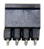 SAMTEC TSM-104-01-F-DV-P-TR 引脚针座, 板至板, 线至板, 2.54 mm, 2 排, 8 触点, 表面安装 , TSM Series