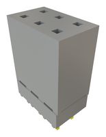 SAMTEC ESW-103-12-G-D 堆叠板连接器, 高架, ESW Series, 6 触点, 2.54 mm, 插座条, 焊接, 2 排