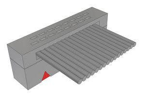 SAMTEC FFSD-08-S-48.00-01-N 带状电缆, IDC插座至自由线端, 16 路, 4 ft, 1.2 m, 1.27 mm, Tiger Eye FFSD Series