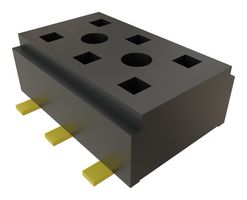 SAMTEC CLT-103-02-G-D-TR PCB插座, 板至板, 2 mm, 2 排, 6 触点, 表面安装