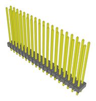 SAMTEC TSW-119-19-T-D 引脚针座, 竖直, 板至板, 2.54 mm, 2 排, 38 触点, 通孔安装, TSW