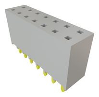 SAMTEC SSW-107-01-L-D PCB插座, 板至板, 2.54 mm, 2 排, 14 触点, 母插座触点, 通孔安装