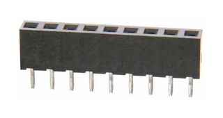 HARWIN M22-7130942 PCB Receptacle, Board-to-Board, 2 mm, 1 Rows, 9 Contacts, Through Hole Mount, M22