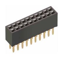 HARWIN M50-3000345 PCB Receptacle, Board-to-Board, 1.27 mm, 2 Rows, 6 Contacts, Through Hole Mount