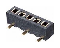 HARWIN M50-3130545 PCB Receptacle, Board-to-Board, 1.27 mm, 1 Rows, 5 Contacts, Surface Mount, Archer M50 Series