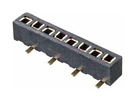 HARWIN M50-3130845 PCB插座, 板至板, 1.27 mm, 1 排, 8 触点, 表面安装, Archer M50 Series