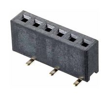 HARWIN M50-3140645 PCB Receptacle, Board-to-Board, 1.27 mm, 1 Rows, 6 Contacts, Surface Mount, Archer M50 Series