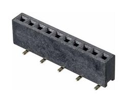 HARWIN M50-3141045 PCB插座, 板至板, 1.27 mm, 1 排, 10 触点, 表面安装, Archer M50 Series