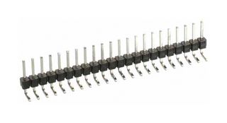 HARWIN M20-9960246 Pin Header, Board-to-Board, 2.54 mm, 1 Rows, 2 Contacts, Through Hole Right Angle, M20