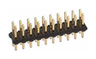 HARWIN M22-2521005 引脚针座, 板至板, 2 mm, 2 排, 20 触点, 通孔安装, M22