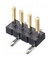 HARWIN M50-3630442 Pin Header, Board-to-Board, 1.27 mm, 1 Rows, 4 Contacts, Surface Mount Straight