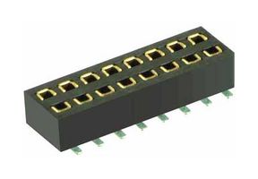 HARWIN M50-3150842 PCB插座, 板至板, 1.27 mm, 2 排, 16 触点, 表面安装, Archer M50 Series