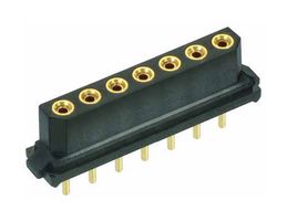 HARWIN M80-8400745 PCB插座, 线至板, 2 mm, 1 排, 7 触点, 通孔安装, Datamate L-Tek M80