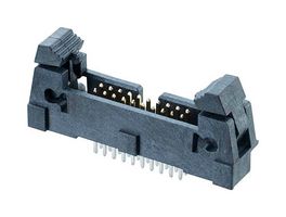 HARWIN M50-3551042 引脚针座, 弹出器, 线至板, 1.27 mm, 2 排, 20 触点, 通孔安装, Archer M50 Series