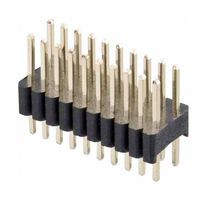 HARWIN M52-040023W1045 Pin Header, Vertical, Board-to-Board, 1.27 mm, 2 Rows, 20 Contacts, Through Hole Straight