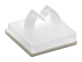 WURTH ELEKTRONIK 522210000 Fastener, Adhesive Backed Cable Clip, Nylon 6.6 (Polyamide 6.6), Natural, 9.5 mm, 9.5 mm
