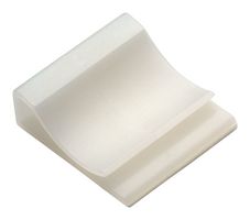 WURTH ELEKTRONIK 524212000 Fastener, Adhesive Backed Flat Cable Clamp, Nylon 6.6 (Polyamide 6.6), Natural, 27 mm, 15 mm