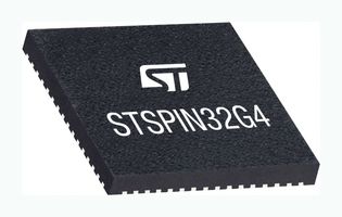 STMICROELECTRONICS STSPIN32G4TR Motor Driver, Three Phase DC Brushless, 1 A, 5.5 V to 15 V, VFQFPN-64, -40 °C to 125 °C