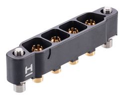 HARWIN KA1-MV10405M2 引脚针座, 电源, 线至板, 8.5 mm, 1 排, 4 触点, 通孔直型, Kona KA1