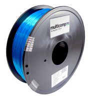 MULTICOMP PRO MP007438 3D 打印机线丝,丝质PLA,1.75 mm直径,1 kg,青色