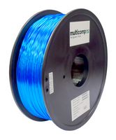 MULTICOMP PRO MP007446 3D Printer Filament, Silk PLA, 1.75 mm Dia, 1 kg, Blue