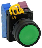 IDEC YW1B-M1G 开关致动器, 塑料, 绿色, Idec 22mm直径YW系列按钮开关, IP65, YW1B-M1x Series