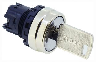 IDEC YW4K-2A 开关致动器, 金属, 2路, Idec 22mm直径YW系列钥匙选择器开关, IP65, YW Series