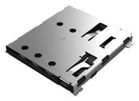 GCT SIM8066-6-1-14-01-A 存储卡连接器, Nano SIM, 推-推, 6 触点, 铜合金, 镀金触芯