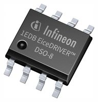 INFINEON 1EDB8275FXUMA1 栅极驱动器, 1 放大器, 隔离式, 高压侧, MOSFET, SiC MOSFET, GaN功率器件, 8 引脚, SOIC