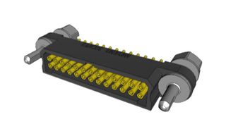 AMPHENOL SOCAPEX MHDAS2F026YDE50 PCB插座, 板至板, 1.27 mm, 2 排, 26 触点, 通孔安装