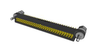 AMPHENOL SOCAPEX MHDAS2F060YDE60 PCB插座, 板至板, 1.27 mm, 2 排, 60 触点, 通孔安装, MHDAS