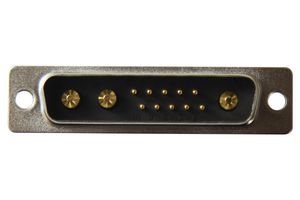 NORCOMP 680M13W3103L201 Combination Layout D Sub Connector, Power-D 680M Series, DB-13W3, Plug, 13 Contacts