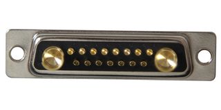 NORCOMP 680M17W2203L401 连接器, 组合式D-SUB, Power-D 680M Series, DB-17W2, 插座, 17 触点, 15信号, 2电源, 焊接杯