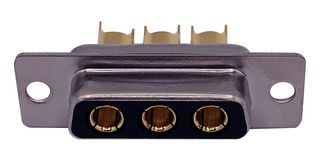 NORCOMP 680M3W3203L401 Combination Layout D Sub Connector, Power-D 680M Series, DA-3W3, Receptacle, 3 Contacts, 3 Power
