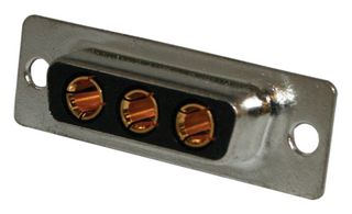 NORCOMP 681M17W2203L001 连接器, 组合式D-SUB, Power-D 681M Series, DB-17W2, 插座, 17 触点, 15信号, 2电源, 焊接