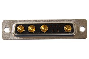 NORCOMP 681M9W4203L001 Combination Layout D Sub Connector, Power-D 681M Series, DB-9W4, Receptacle, 9 Contacts