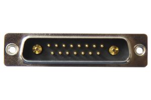 NORCOMP 680M17W2103L411 连接器, 组合式D-SUB, Power-D 680M Series, DB-17W2, 插头, 17 触点, 15信号, 2电源, 焊接杯