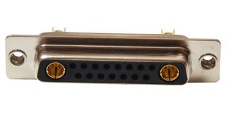 NORCOMP 680M17W2203L211 连接器, 组合式D-SUB, Power-D 680M Series, DB-17W2, 插座, 17 触点, 15信号, 2电源, 焊接杯