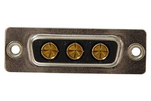 NORCOMP 680M3W3203L211 连接器, 组合式D-SUB, Power-D 680M Series, DA-3W3, 插座, 3 触点, 3电源, 焊接杯