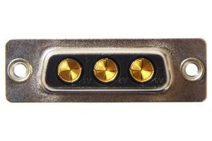 NORCOMP 680M3W3203L411 Combination Layout D Sub Connector, Power-D 680M Series, DA-3W3, Receptacle, 3 Contacts, 3 Power