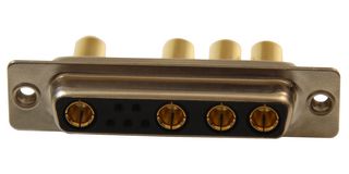 NORCOMP 680M9W4203L411 连接器, 组合式D-SUB, Power-D 680M Series, DB-9W4, 插座, 9 触点, 5信号, 4电源, 焊接杯