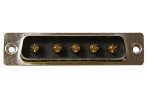 NORCOMP 681M5W5103L011 Combination Layout D Sub Connector, Power-D 681M Series, DB-5W5, Plug, 5 Contacts, 5 Power