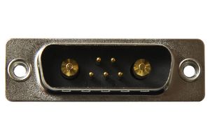 NORCOMP 681M7W2103L011 连接器, 组合式D-SUB, Power-D 681M Series, DA-7W2, 插头, 7 触点, 5信号, 2电源, 焊接