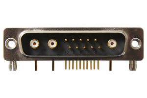 NORCOMP 685M13W3103L461 连接器, 组合式D-SUB, Power-D 685M Series, DB-13W3, 插头, 13 触点, 10信号, 3电源, 焊接