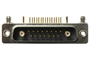 NORCOMP 685M17W2103L461 连接器, 组合式D-SUB, Power-D 685M Series, DB-17W2, 插头, 17 触点, 15信号, 2电源, 焊接