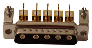 NORCOMP 685M5W5103L461 连接器, 组合式D-SUB, Power-D 685M Series, DB-5W5, 插头, 5 触点, 5电源, 焊接
