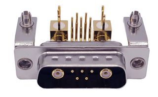 NORCOMP 685M7W2103L461 连接器, 组合式D-SUB, Power-D 685M Series, DA-7W2, 插头, 7 触点, 5信号, 2电源, 焊接