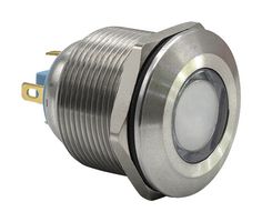 DIALIGHT 621-1121-304F 面板指示灯 多色, 红、绿、蓝, 22 mm, R 15mA, G 15mA, B 15mA, R 3V, G 3V, B 3V, R 200mcd, G 250mcd, B 300mcd