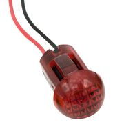 DIALIGHT 655-2103-103F 发光二极管指示器 面板安装, 红色, 12 V, 12.7 mm, 20 mA, 70 mcd, 无评级